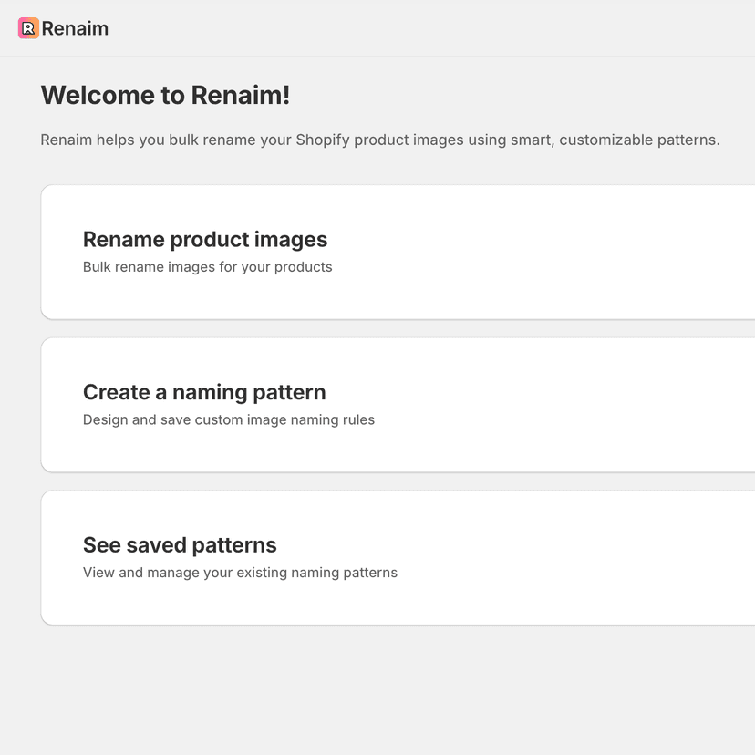 Works in Shopify Admin interface